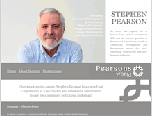 Tablet Screenshot of pearsonsworld.com